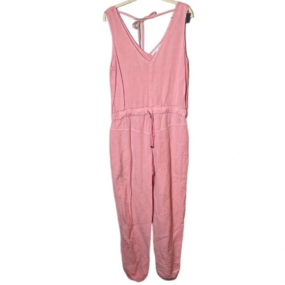 Young Fabulous and Broke Jumpsuit Women’s Small Pink Alex Casual Lounge Linen - Picture 2 of 9